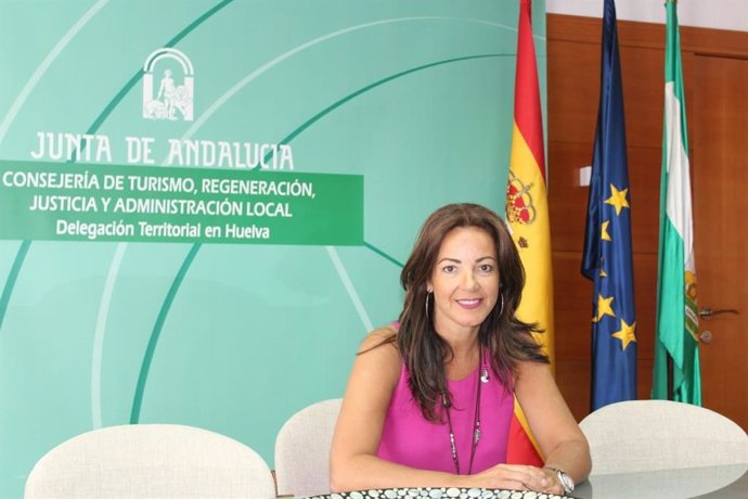 La delegada territorial de Turismo, Regeneración, Justicia y Administración Local de la Junta en Huelva, María Ángeles Muriel.