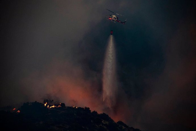 Incendio de Cherry Valley en California