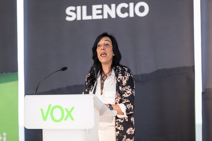 La cabeza de lista de VOX por Álava, Amaya Martínez