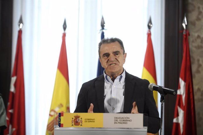 El delegado del Gobierno en Madrid, José Manuel Franco, interviene en la presentación del "Plan Verano Madrid 2020" en materia de seguridad ciudadana, en Madrid (España), a 8 de julio de 2020.