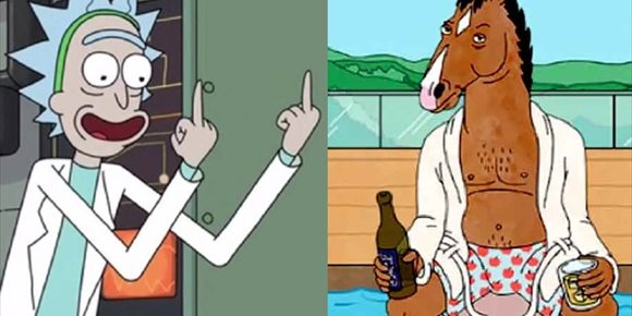 8. ¿Crossover entre Rick y Morty y BoJack Horseman?