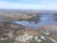 Declarado un incendio forestal en el paraje Costa Esuri de Ayamonte (Huelva)