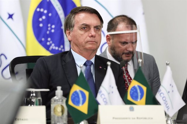 El presidente brasileño, Jair Bolsonaro. 