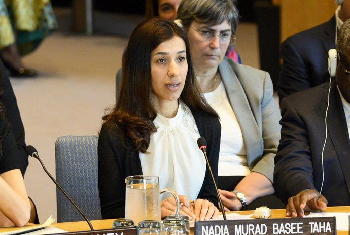 La activista yazidí Nadia Murad. 