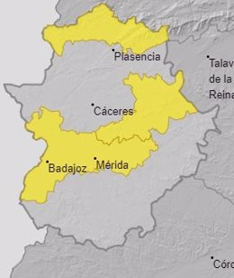 Alertas en Extremadura para el 4 de agosto