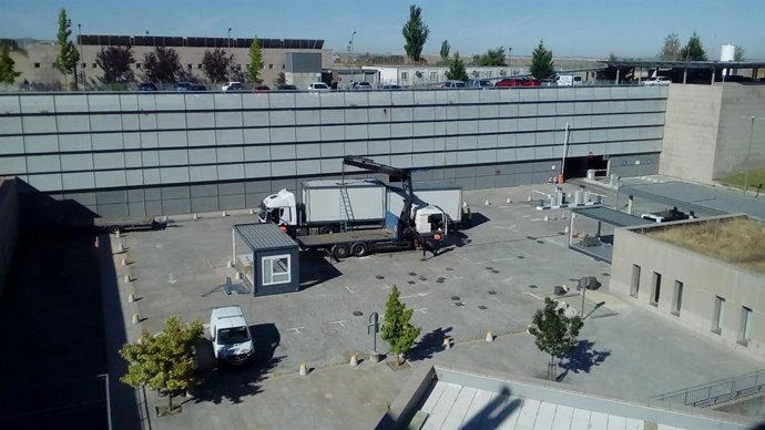 Colocación de los módulos.