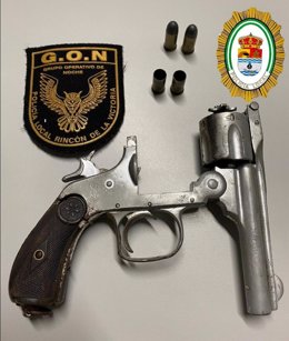 Arma utilizada por un joven en Rincón de la Victoria
