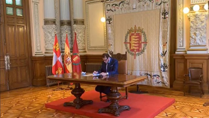 Comparecencia del alcalde de Valladolid, Óscar Puente.
