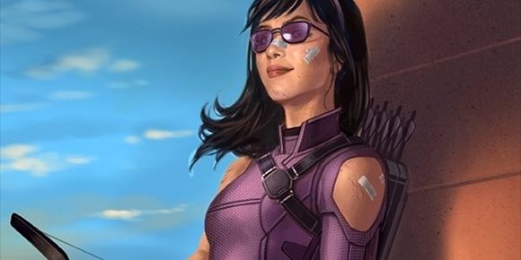 9. Primera imagen oficial de Kate Bishop en Hawkeye, la serie de Ojo de Halcón de Disney+