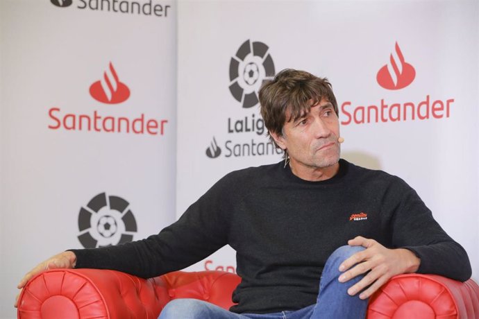 Julio Salinas durante un 'Santander Talks'