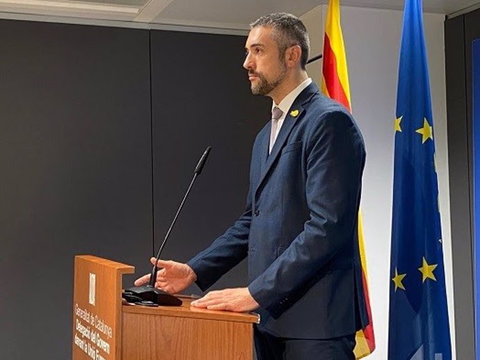 El conseller de Acción Exterior, Relaciones Institucionales y Transparencia de la Generalitat, Bernat Solé