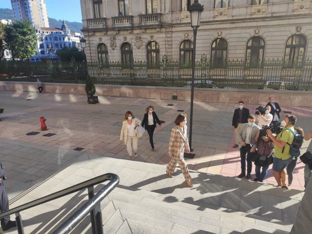 Carmen Calvo, en Oviedo