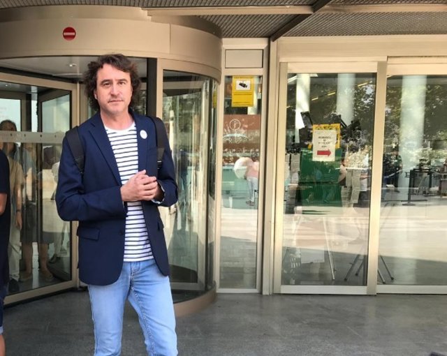 Rubén Trenzano en la Ciudad de la Justicia de València