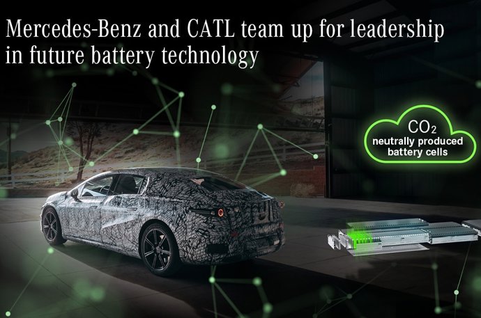 Mercedes-Benz lanzará un sedán eléctrico con 700 kilómetros de autonomía y batería de CATL en 2021.