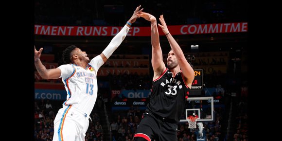 3. Los Raptors de Gasol e Ibaka suman ante los Magic su tercera victoria seguida en Orlando