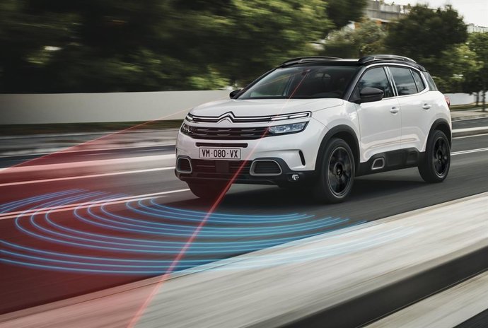 Imagen del funcionamiento del Highway Driver Assist de Citron.