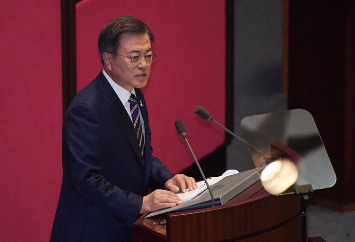 El presidente de Corea del Sur, Moon Jae In. 