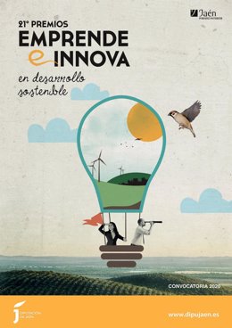 Cartel del XXI Premio Emprende e Innova en Desarrollo Sostenible.