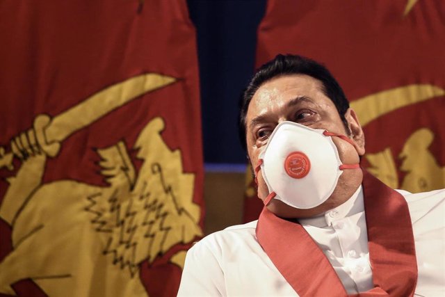 El primer ministro de Sri Lanka, Mahinda Rajapaksa.