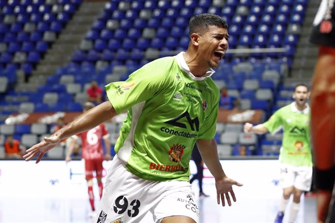 El Palma Futsal durante el 'playoff' por el título de la Primera División 2019-2020