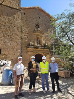 Obras de restauración y conservación de la iglesia de Castilsabás (Huesca).