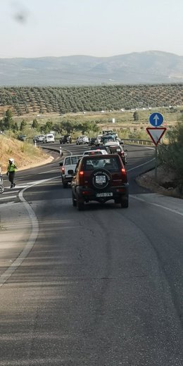 Jaén.- Las columnas de la caravana por un precio justo para el aceite llegan al 