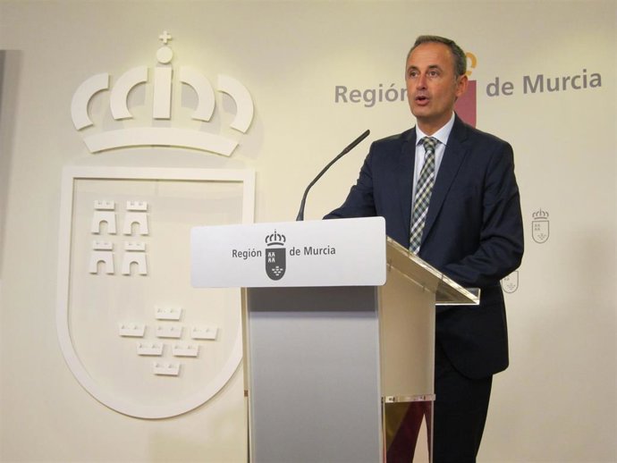 El consejero Javier Celdrán