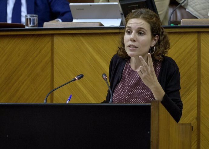 Imagen de la parlamentaria andaluza Ana Villaverde (Foto de archivo).