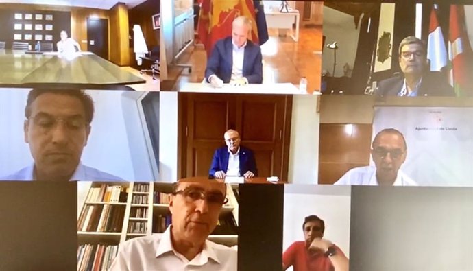 Reunión telemática alcaldes de España