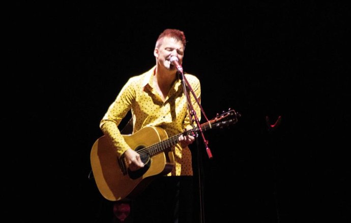 Coque Malla actuando en Benidorm