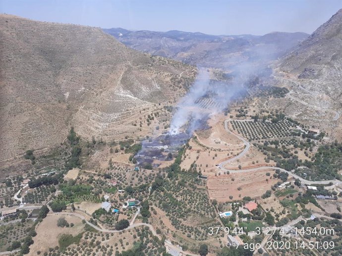 Incendio forestal de Güéjar Sierra