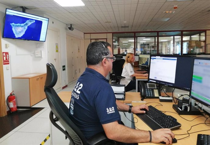 Sala operativa del Centro Coordinador de Emergencias y Seguridad (Cecoes) 1-1-2