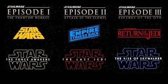 7. Star Wars: Este sería el orden correcto de los títulos de la saga