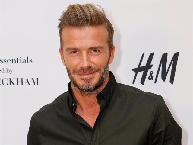David Beckham attends the launch of David Beckham's H&M Modern Essentials Collection on September 26, 2016 in H&M at FIGat7th in Los Angeles, California.