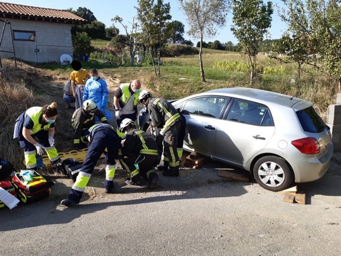 Bomberos del 112 rescatan al hombre