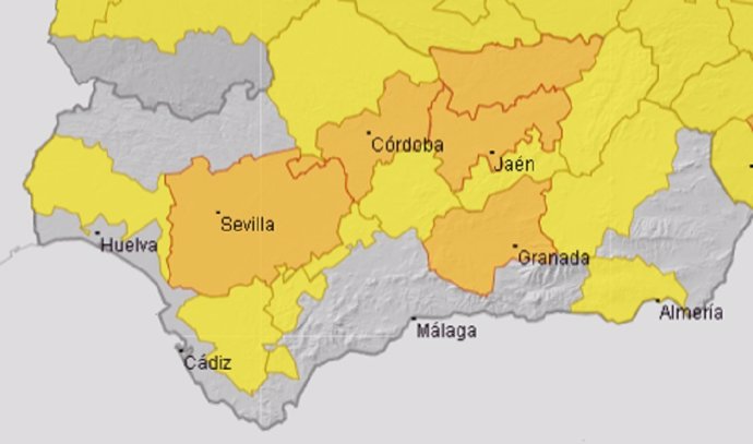 Activado para este domingo el aviso naranja por altas temperaturas en Córdoba, Sevilla, Granada y Jaén
