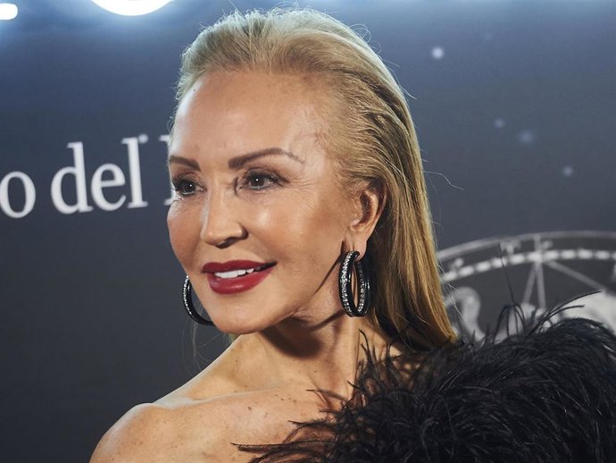 Carmen Lomana attends Pedro del Hierro fashion show during the Merecedes Benz Fashion Week Autum/Winter 2020-21 on January 29, 2020 in Madrid, Spain.