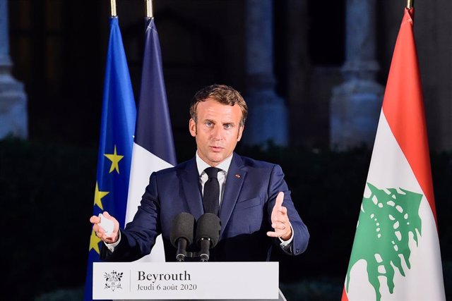 Líbano.- Macron inaugura la conferencia de donantes con una advertencia: "El fut