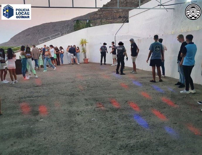 Fiesta de jóvenes desmantelada en Güímar (recurso)
