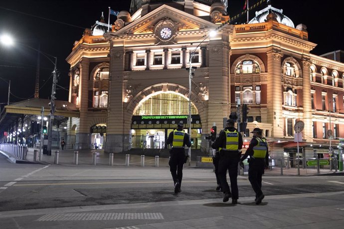 Vigilancia policial en Melbourne