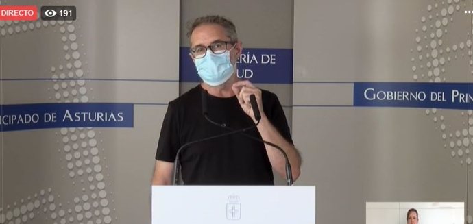 El director general de Salud Pública del Principado, Rafael Cofiño.