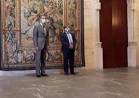 Thomas transmite a Felipe VI su "gran preocupación" por las altas cifras de trabajadores en ERTE en Baleares