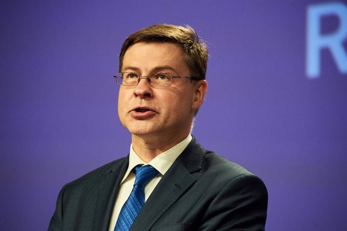 El vicepresidente de la Comisión Europea, Valdis Dombrovskis
