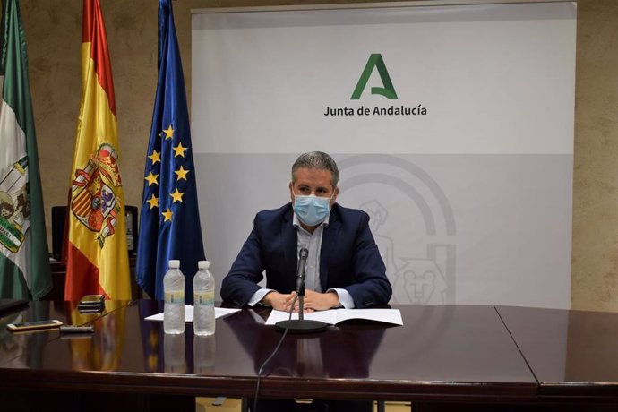 El delegado territorial de Educación, Deporte, Igualdad, Políticas Sociales y Conciliación en Jaén, Antonio Sutil.