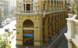 Edificio de Caixa d'Enginyers en Barcelona.