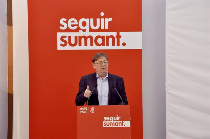 Ximo Puig en el Comité Nacional del PSPV-PSOE