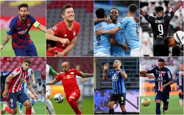 Barça, Bayern, Atlético, Leipzig, City, Lyon, Atalanta y PSG, octavos de final de la Champions