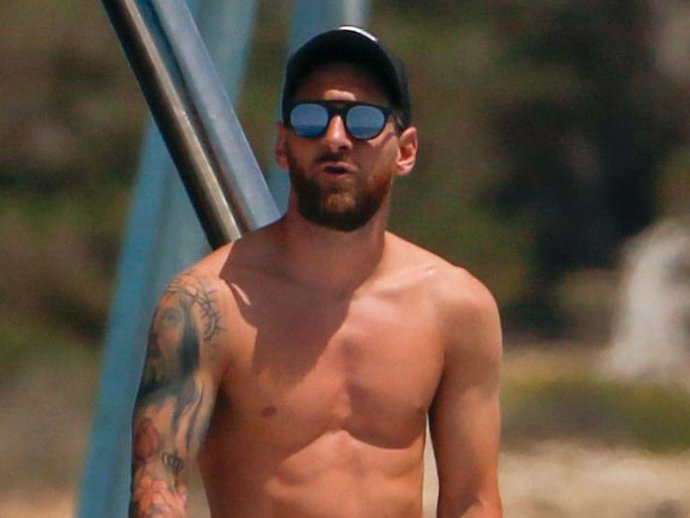 Leo Messi, durante sus últimas vacaciones estivales en Ibiza