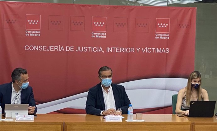 El consejero de Justicia, Interior y Víctimas, Enrique López