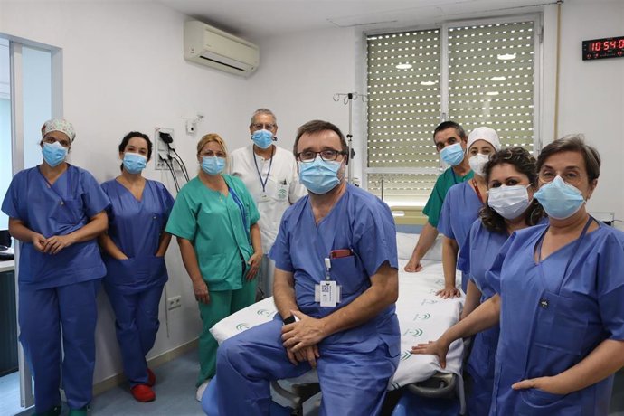Equipo de profesionales de la Unidad de Ginecología y Obstetricia del Hospital Reina Sofía.
